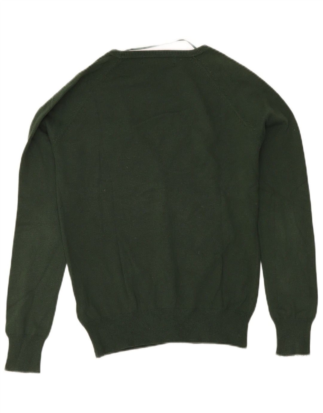 Zara Womens Cardigan Sweater UK 12 Medium Green Cotton