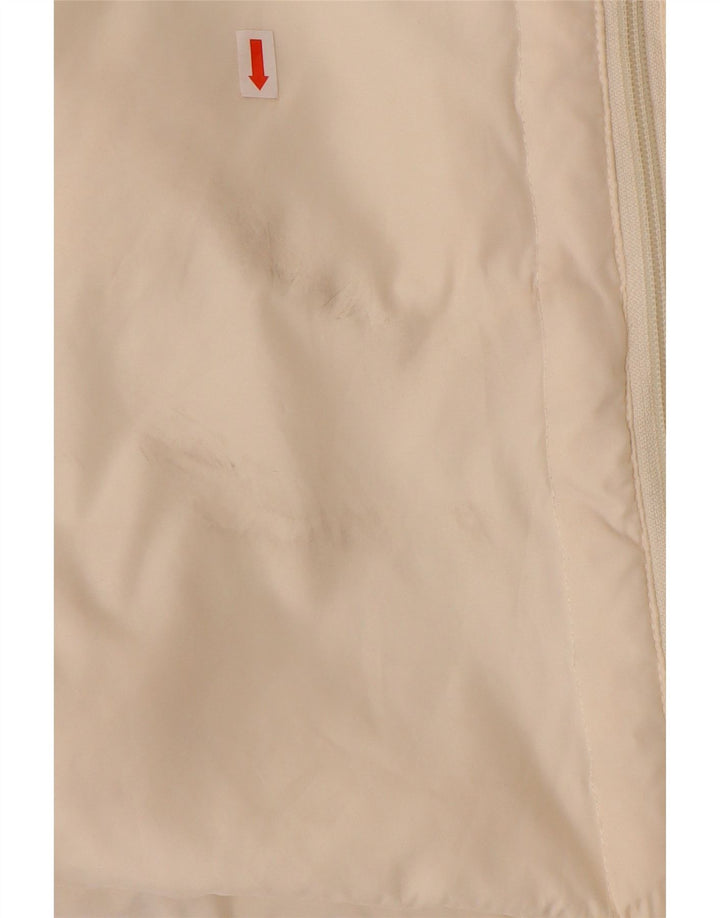 MIXTURE Womens Padded Coat IT 48 XL Off White Polyester