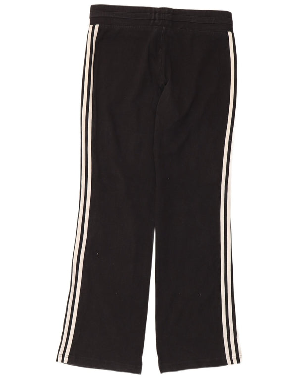 Adidas Womens Tracksuit Trousers UK 16 Large Black Cotton