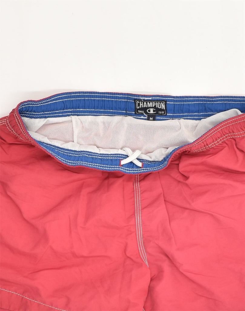 CHAMPION Mens Swimming Shorts Medium Pink | Vintage Champion | Thrift | Second-Hand Champion | Used Clothing | Messina Hembry 