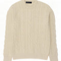 Gap Mens Crew Neck Jumper Sweater Large Beige Lambswool