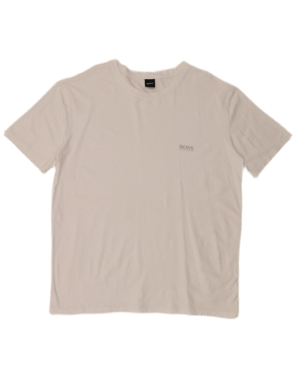 Hugo Boss Mens T-Shirt Top 2XL White