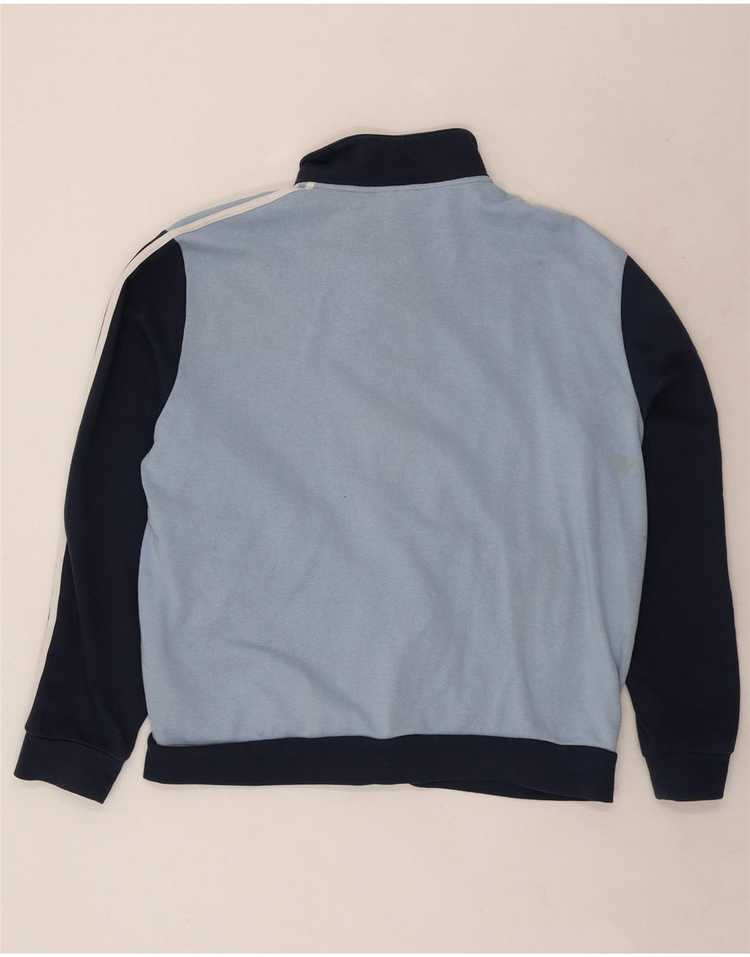 Adidas Mens Tracksuit Top Jacket XL Blue Colourblock