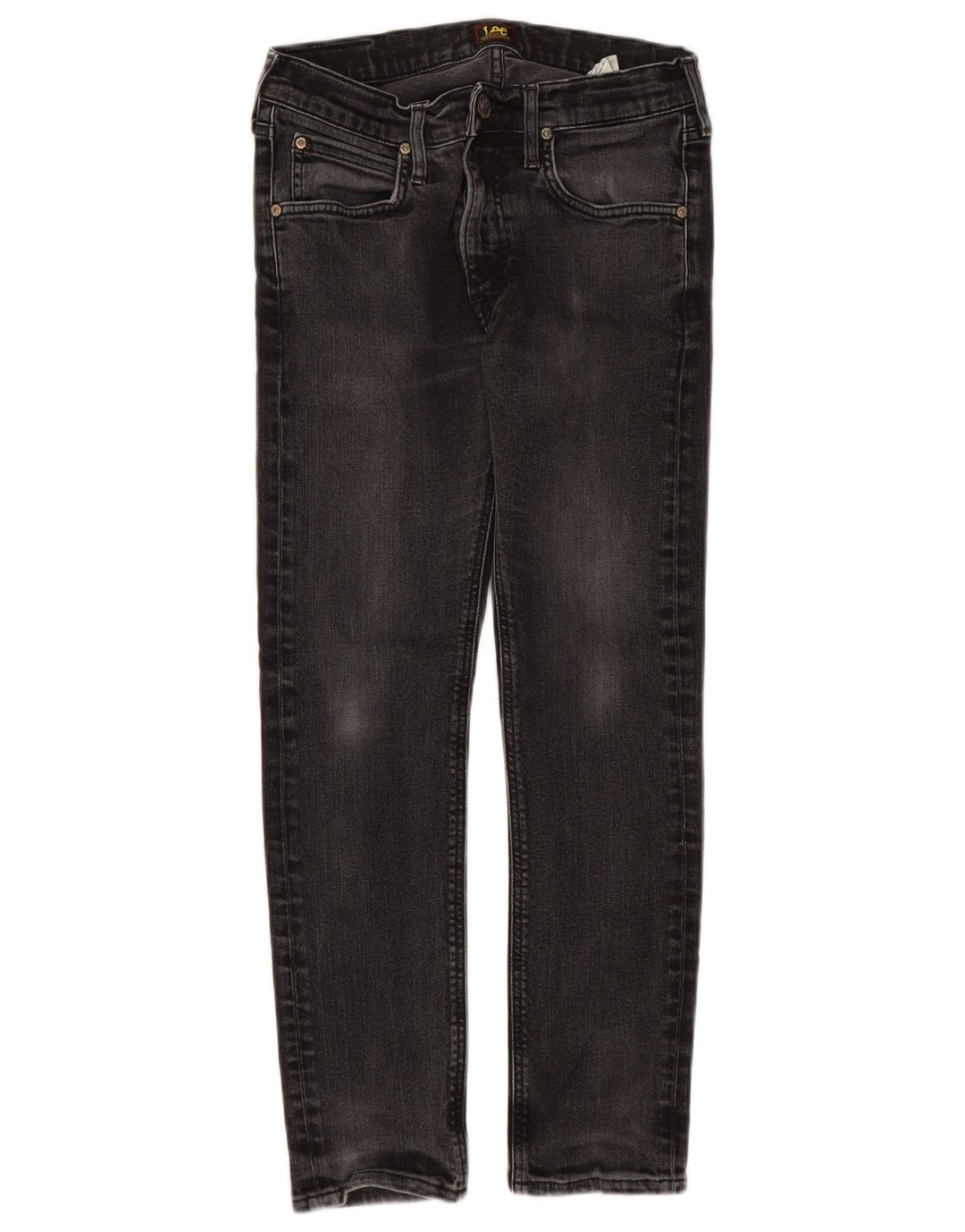 LEE Womens Luke Slim Jeans W29 L26 Grey Cotton