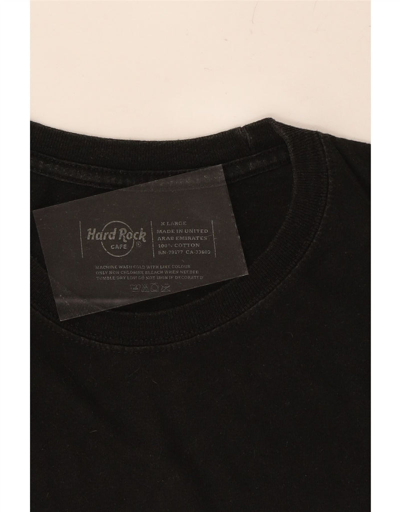HARD ROCK CAFE Mens London Graphic T-Shirt Top XL Black Cotton Vintage Hard Rock Cafe and Second-Hand Hard Rock Cafe from Messina Hembry 