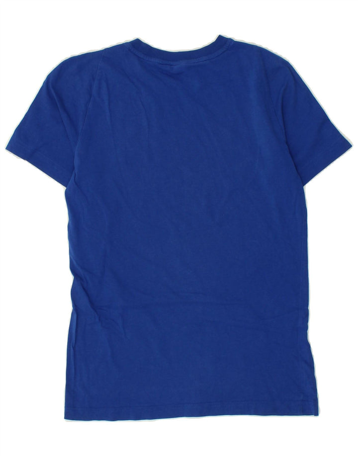 ADIDAS Boys Graphic T-Shirt Top 11-12 Years Blue Vintage Adidas and Second-Hand Adidas from Messina Hembry 
