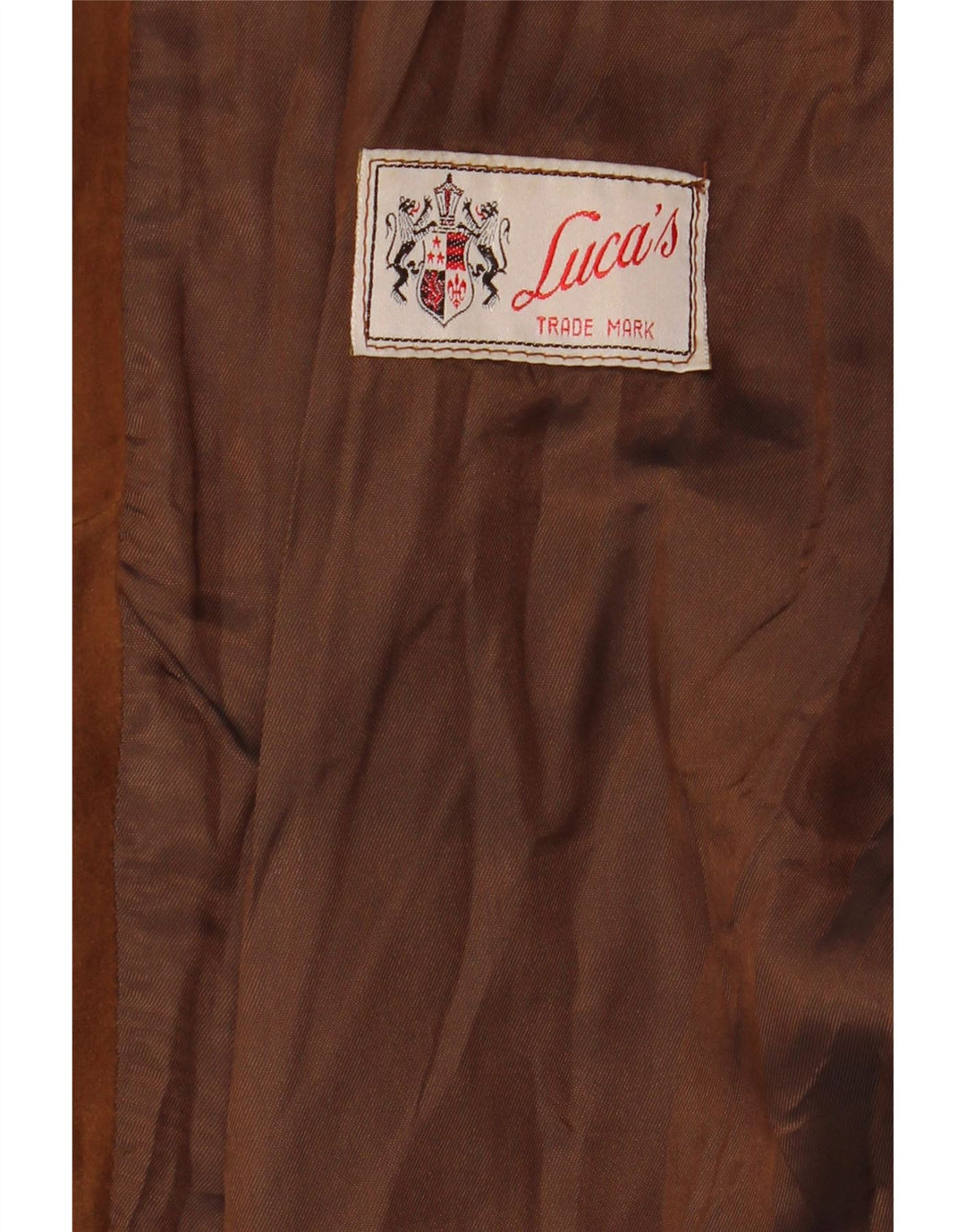 Vintage Womens 3 Button Suede Blazer Jacket IT 50 XL Brown Leather