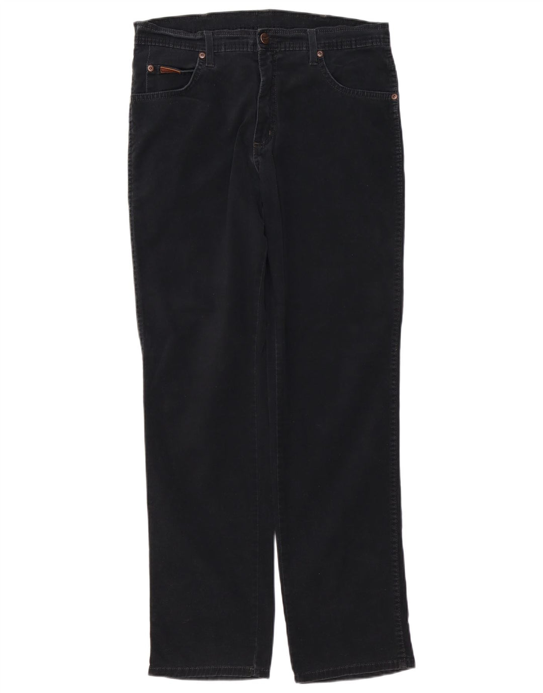 WRANGLER Womens Texas Stretch Straight Casual Trousers W32 L32 Black