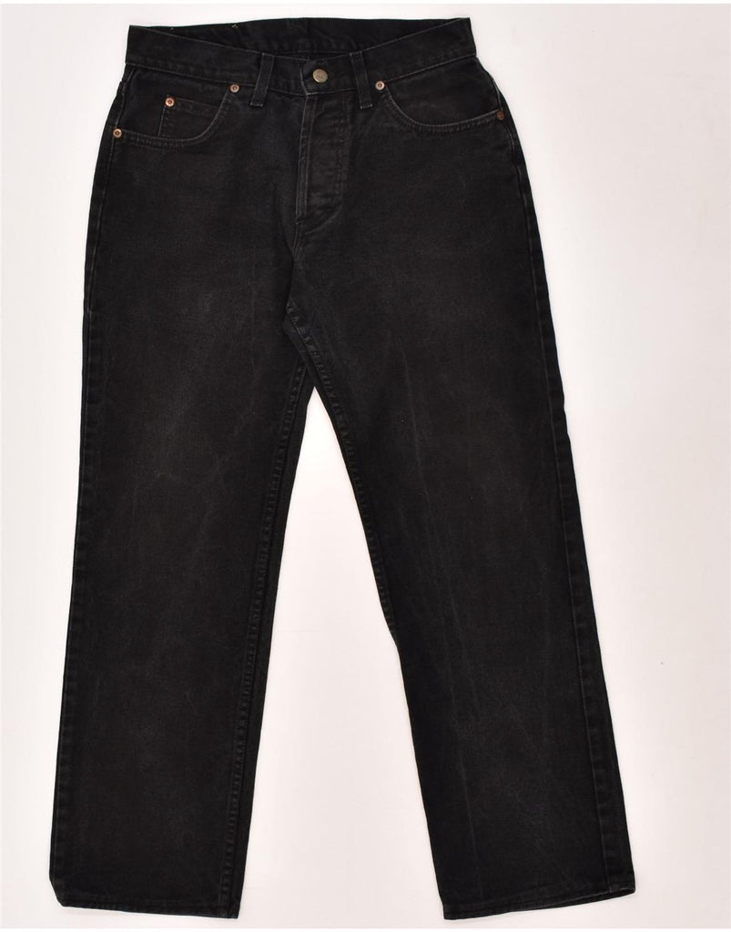 LEE Mens Straight Jeans W32 L28 Black Cotton | Vintage Lee | Thrift | Second-Hand Lee | Used Clothing | Messina Hembry 