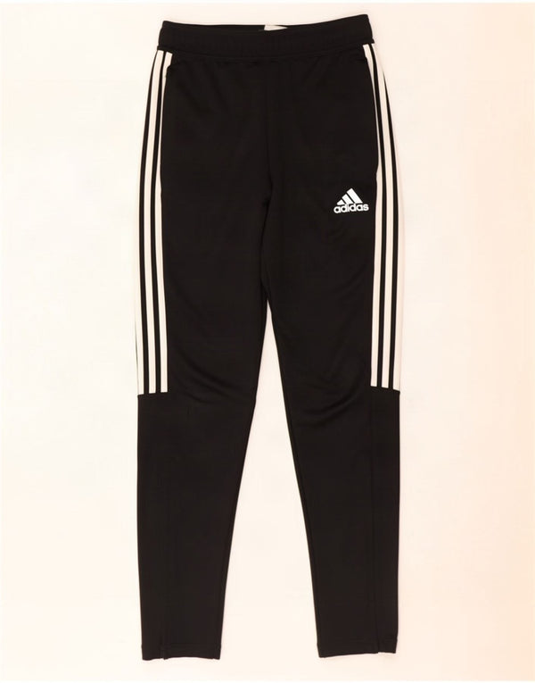 Adidas Mens Aeroready Tracksuit Trousers Small Black Polyester