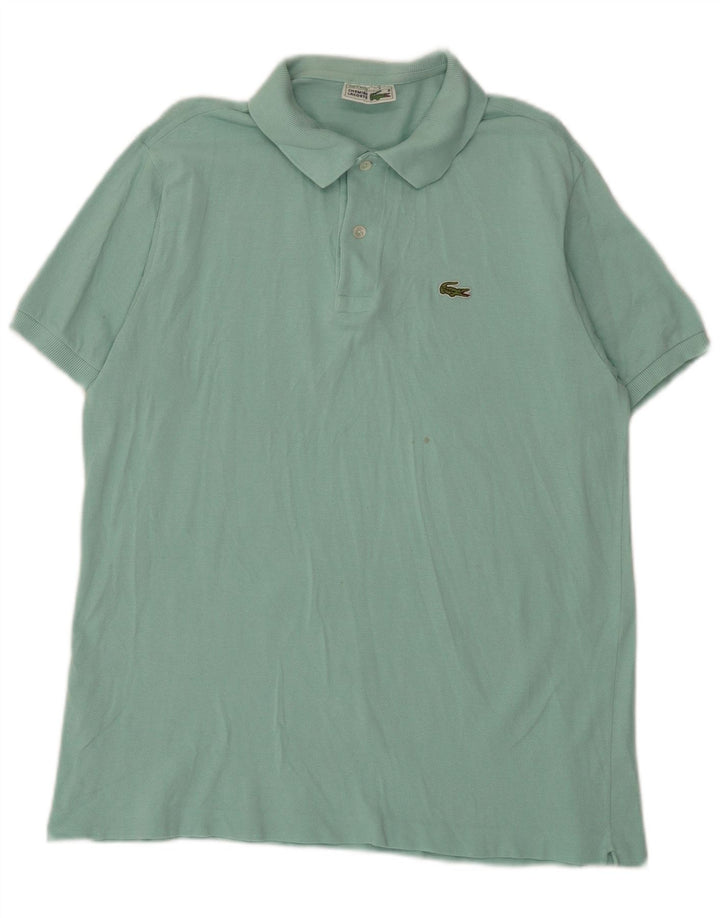 Lacoste Mens Polo Shirt Size 6 XL Green Cotton