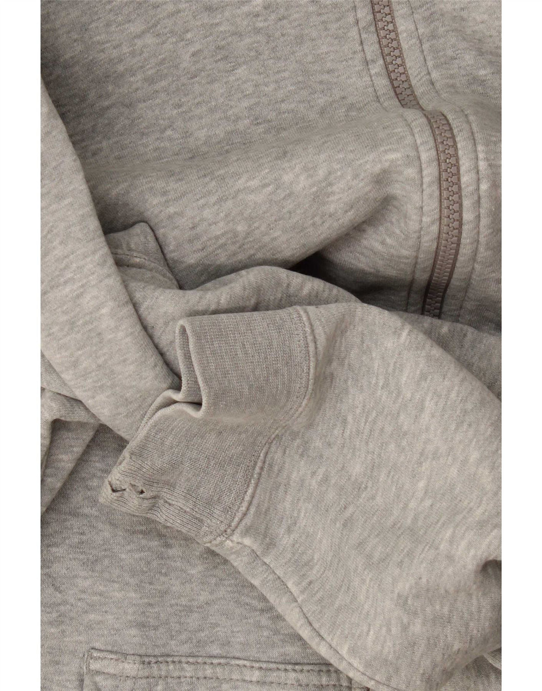 Nike Mens Zip Hoodie Sweater Medium Grey Cotton