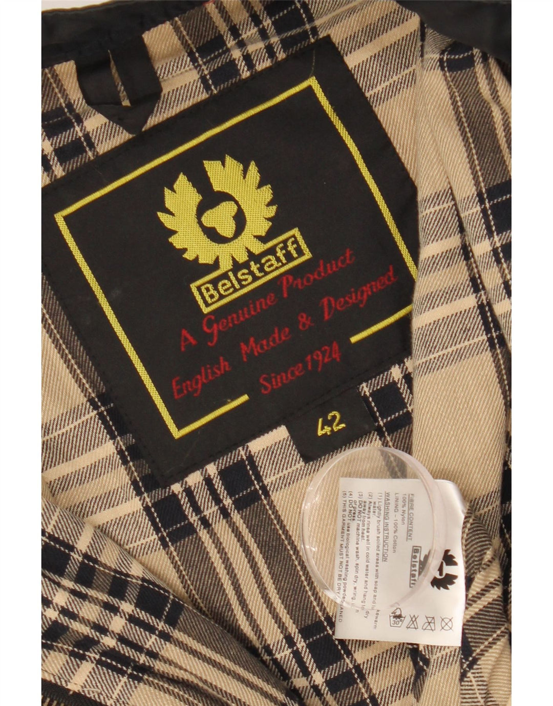 Belstaff Womens Racer Jacket IT 42 Medium Navy Blue Nylon