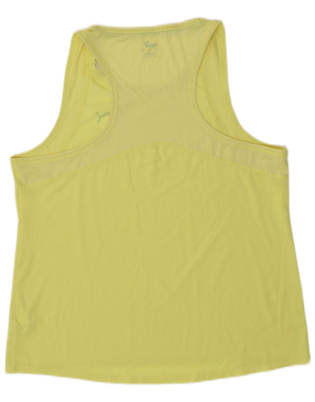 PUMA Womens Vest Top UK 18 XL Yellow Polyester