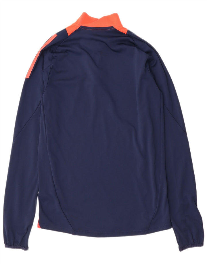 ADIDAS Boys Manchester United Pullover Tracksuit Top 15-16 Years Navy Blue