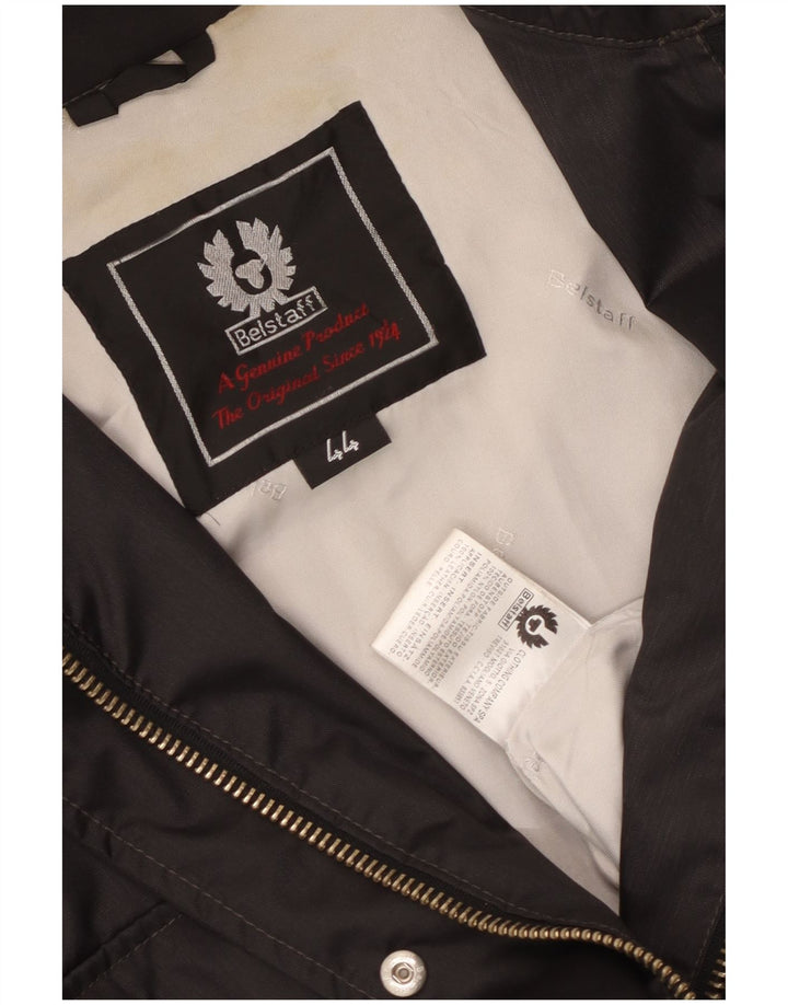 Belstaff Womens Utility Jacket IT 44 Medium Black Nylon