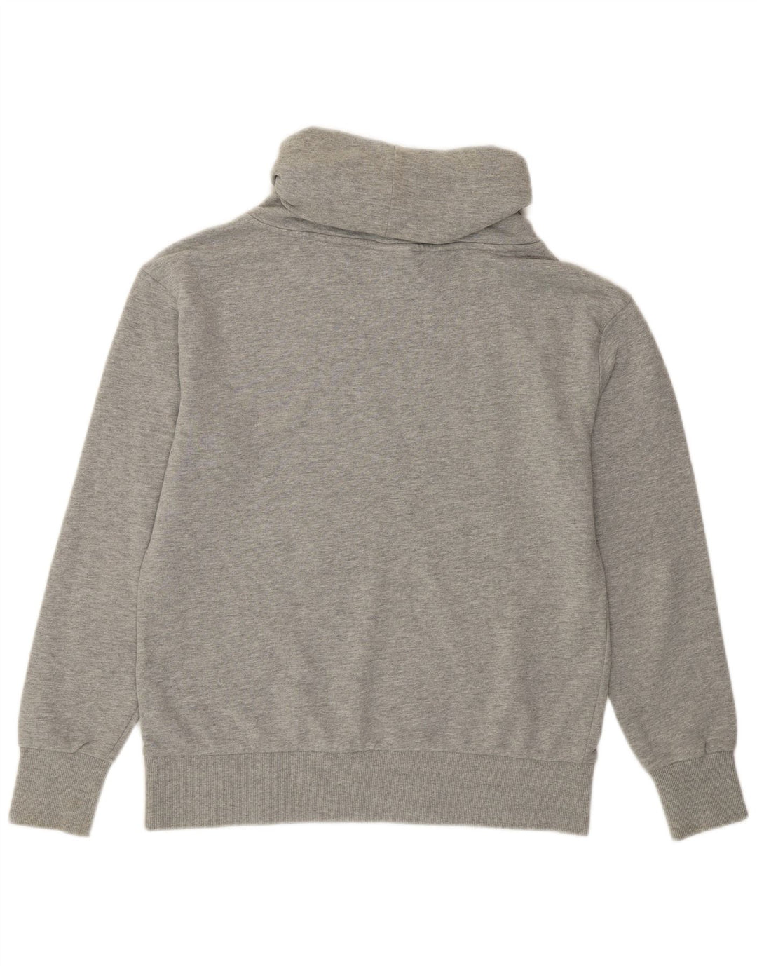 DIADORA Womens Roll Neck Sweatshirt Jumper UK 14 Medium Grey