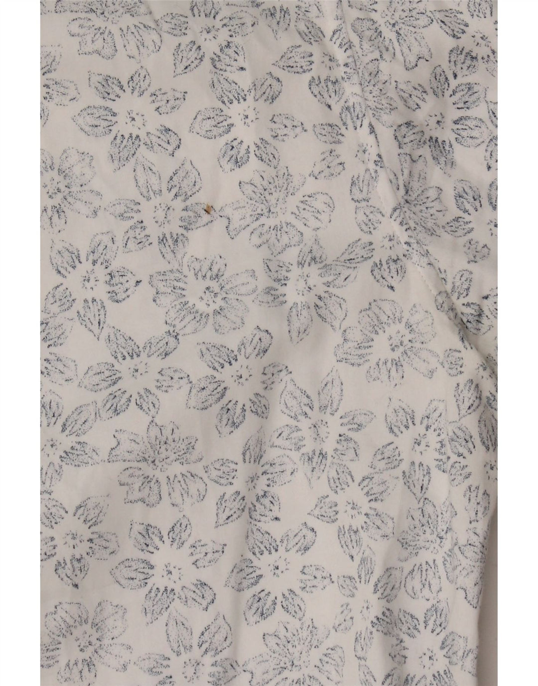 Ted Baker Mens Shirt Size 3 Medium White Floral Cotton