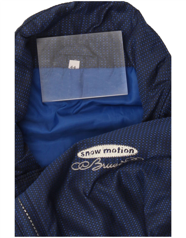 Brugi Mens Sleeveless Ski Jacket UK 44 2XL Navy Blue Check Winter