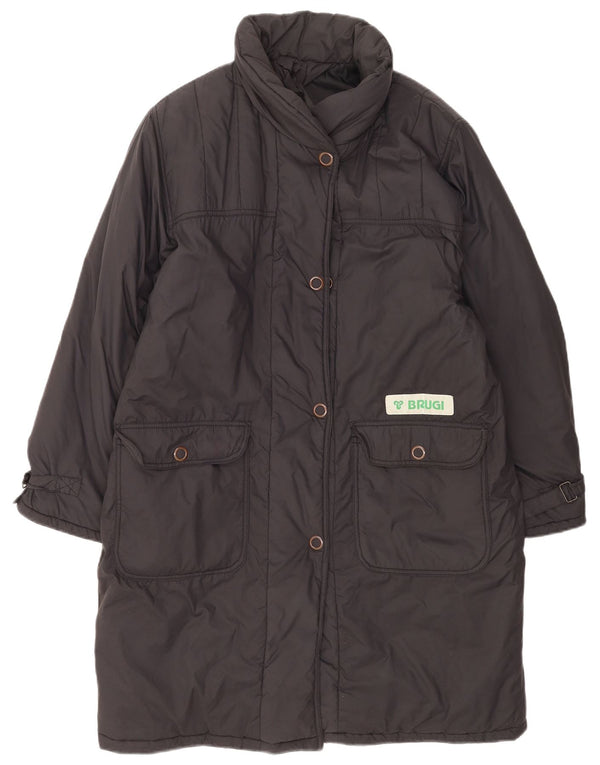 Brugi Womens Windbreaker Coat UK 22 3XL Black Polyamide