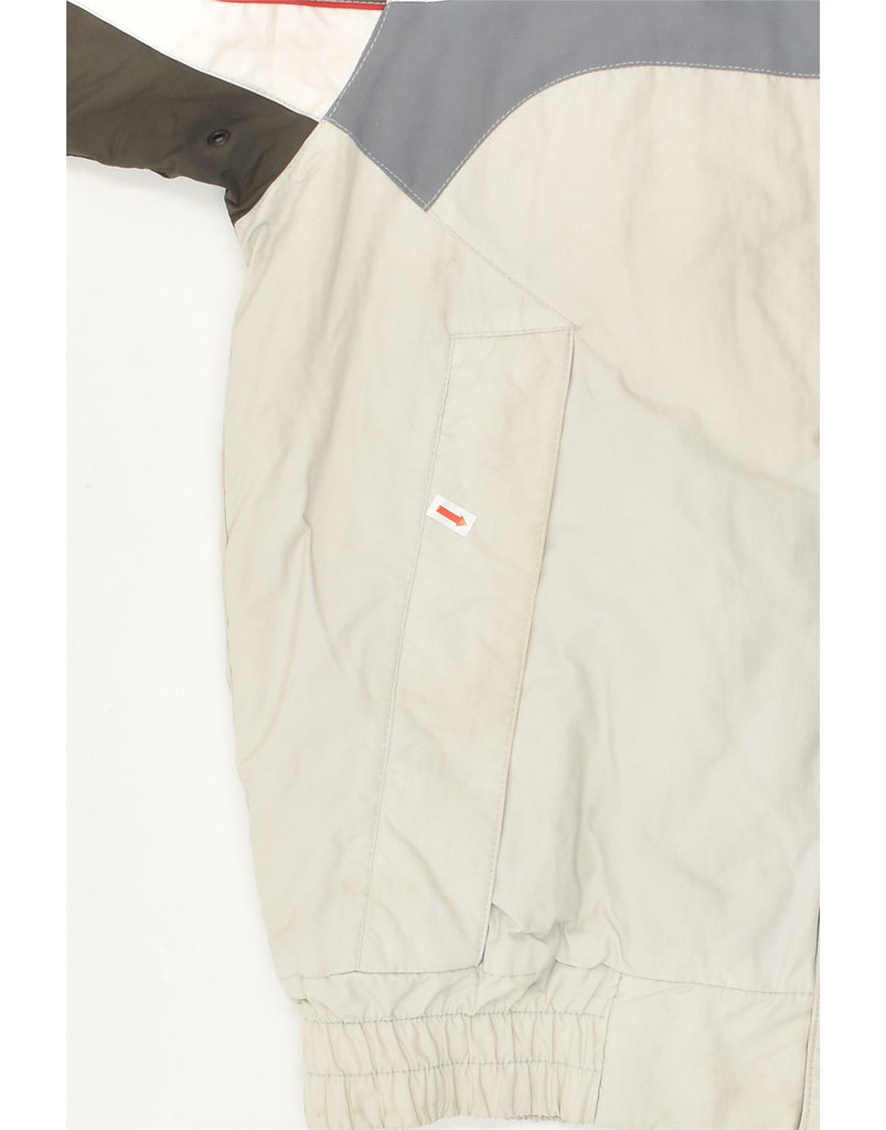COLMAR Mens Windbreaker Jacket IT 52 XL Grey Colourblock Polyester | Vintage Colmar | Thrift | Second-Hand Colmar | Used Clothing | Messina Hembry 