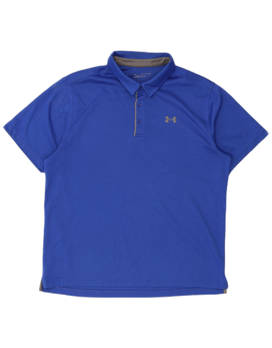 UNDER ARMOUR Mens Polo Shirt 2XL Blue
