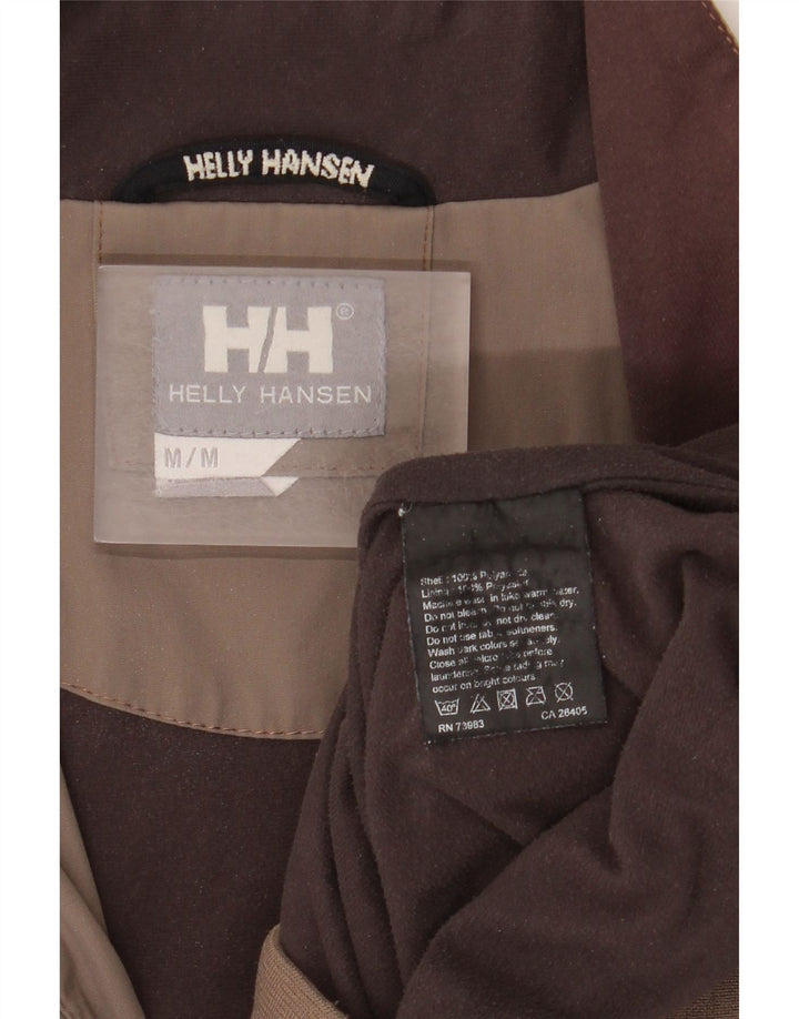 Helly Hansen Mens Bomber Jacket UK 38 Medium Brown Polyamide