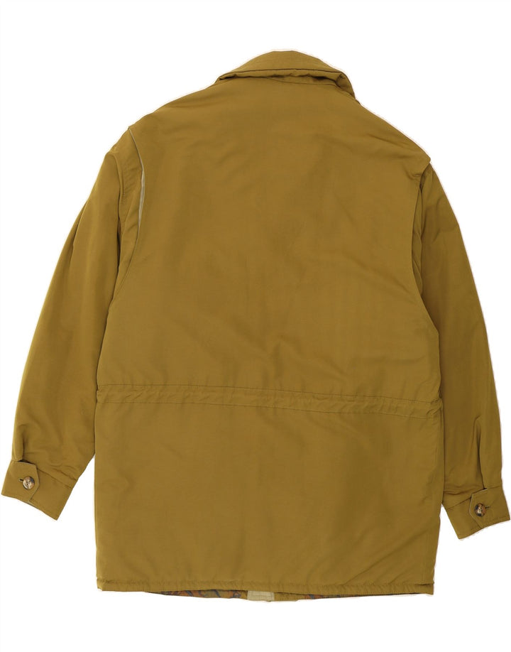 VINTAGE Mens Utility Jacket UK 42 XL Green Polyester Vintage Vintage and Second-Hand Vintage from Messina Hembry 