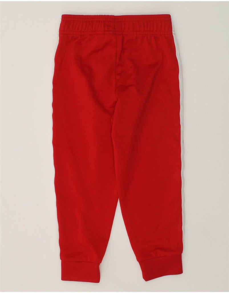 ADIDAS Girls Tracksuit Trousers Joggers 3-4 Years Red Polyester | Vintage Adidas | Thrift | Second-Hand Adidas | Used Clothing | Messina Hembry 