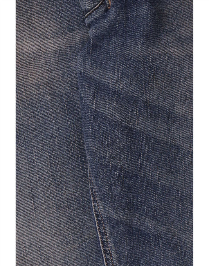 Diesel Mens Straight Jeans W36 L32 Blue Cotton