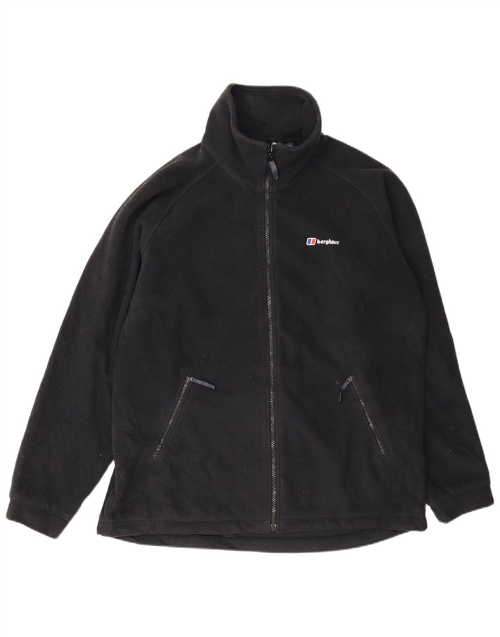 Berghaus Mens Fleece Jacket UK 40 Large Black Polyester