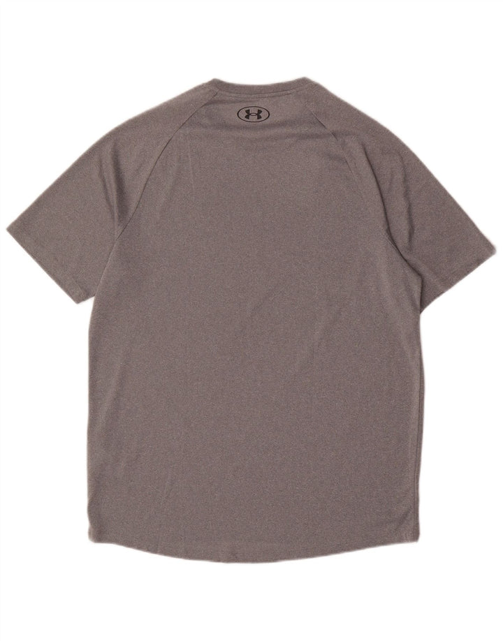 UNDER ARMOUR Mens T-Shirt Top Medium Grey Polyester