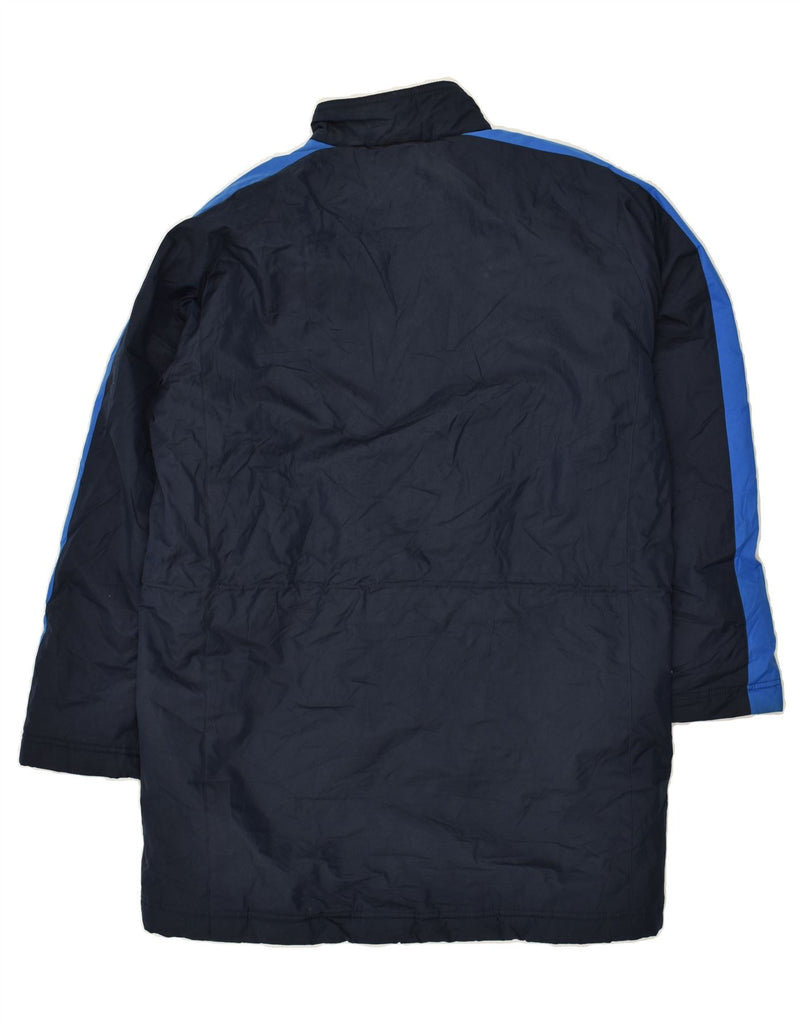 NIKE Mens Deportivo Alaves Windbreaker Coat UK 38 Medium Navy Blue | Vintage Nike | Thrift | Second-Hand Nike | Used Clothing | Messina Hembry 