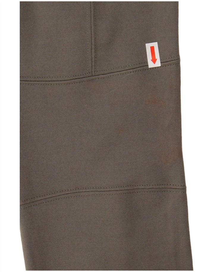 MASSIMO DUTTI Womens Skinny Casual Trousers EU 36 XS W26 L29 Khaki Modal