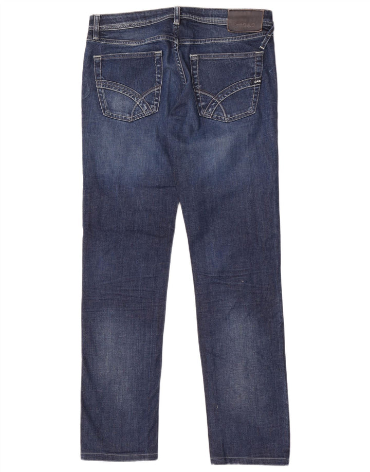 Gas Womens Albert Slim Jeans W32 L31 Blue Cotton