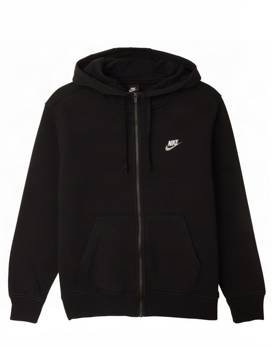 Nike Mens Zip Hoodie Sweater Medium Black