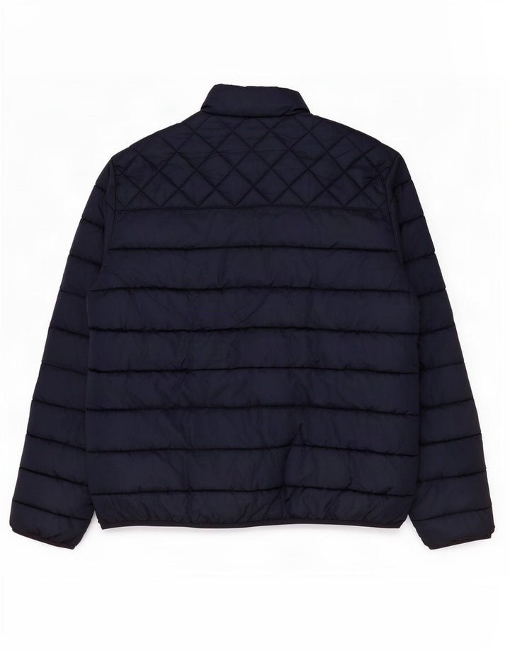 Jack & Jones Mens Padded Jacket UK 44 2XL Navy Blue Polyester