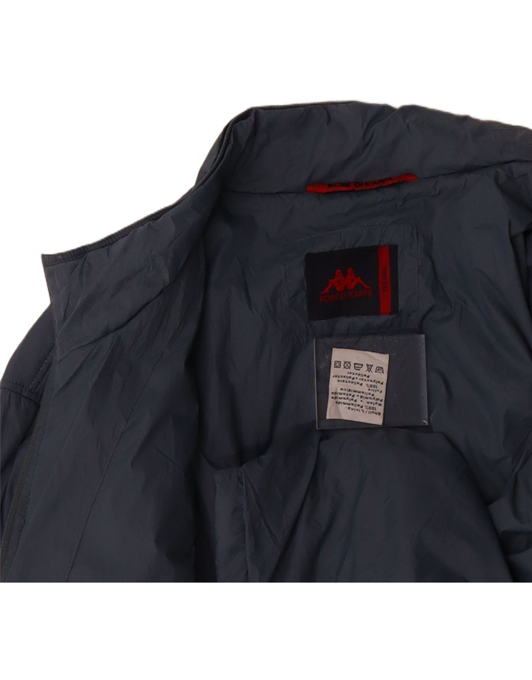 KAPPA Mens Padded Jacket UK 46 3XL Blue Polyamide Vintage Kappa and Second-Hand Kappa from Messina Hembry 