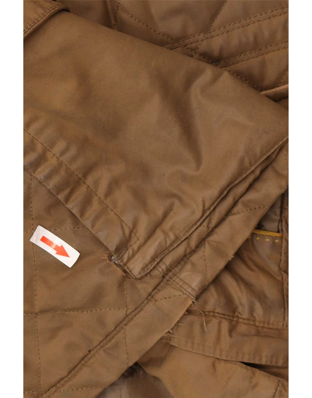 Massimo Dutti Mens Utility Jacket UK 40 Large Brown Nylon