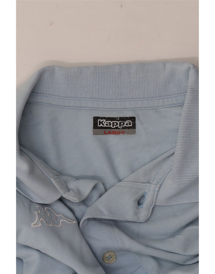 Kappa Mens Polo Shirt Large Blue