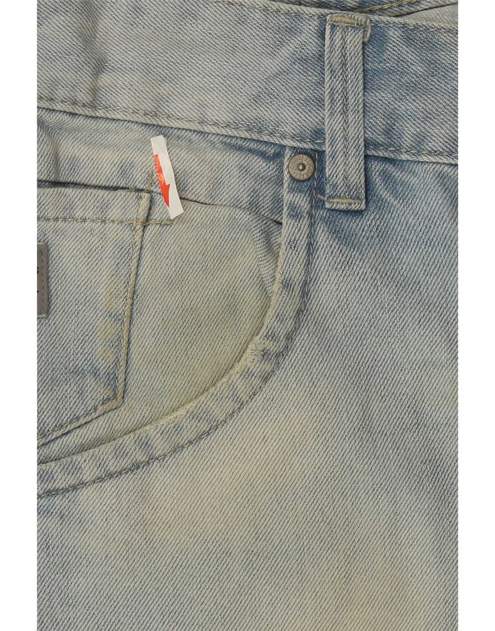 Jack & Jones Mens Cargo Denim Shorts Medium W32 Blue