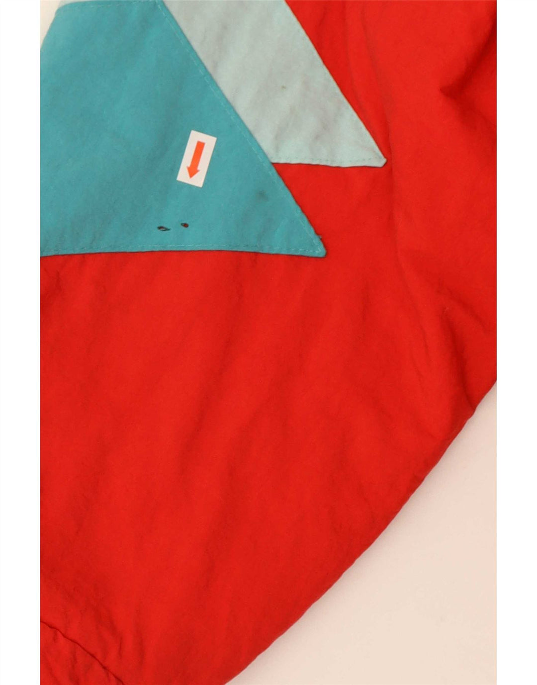 Vintage Womens Ski Jacket UK 20 2XL Red Colourblock