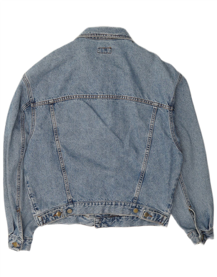 Vintage Mens Denim Jacket UK 38 Medium Blue