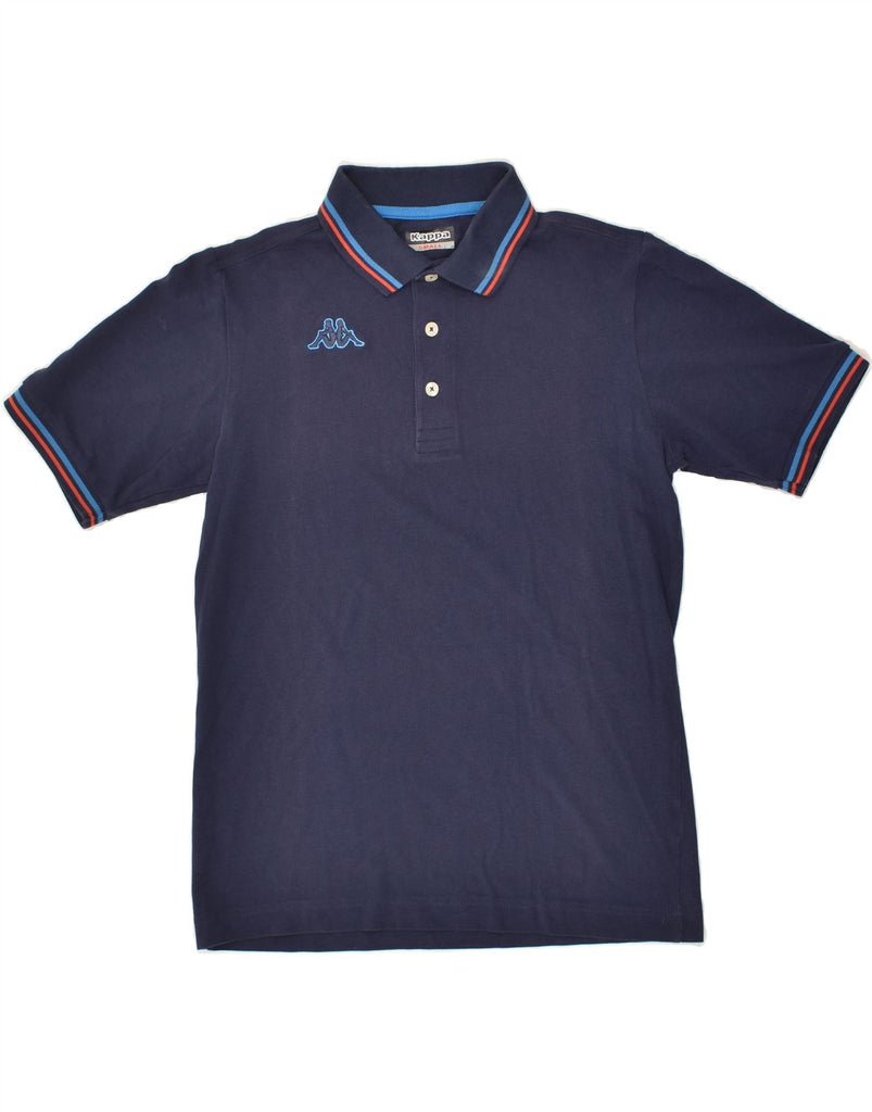 KAPPA Mens Polo Shirt Small Navy Blue Cotton | Vintage Kappa | Thrift | Second-Hand Kappa | Used Clothing | Messina Hembry 