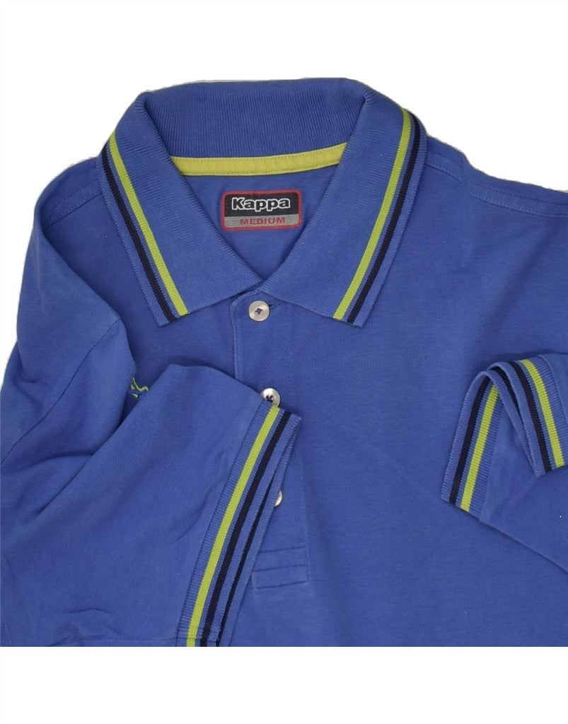 KAPPA Mens Polo Shirt Medium Blue Cotton | Vintage Kappa | Thrift | Second-Hand Kappa | Used Clothing | Messina Hembry 