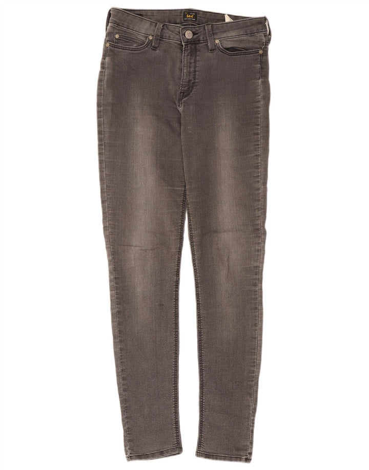 Lee Womens Skinny Jeans W30 L33 Grey Cotton