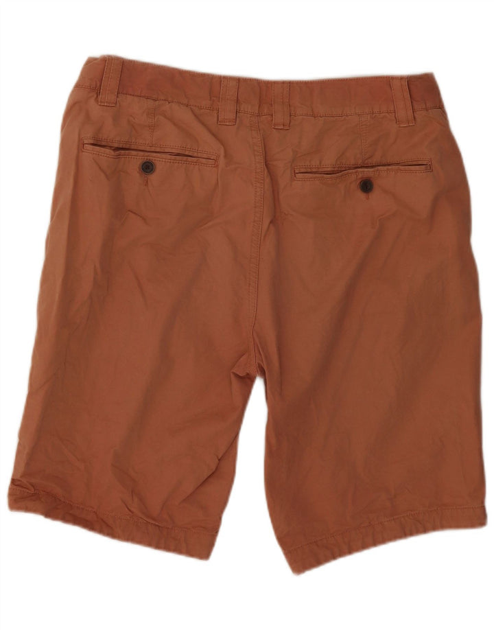 Fat Face Mens Chino Shorts W36 Large Orange Cotton