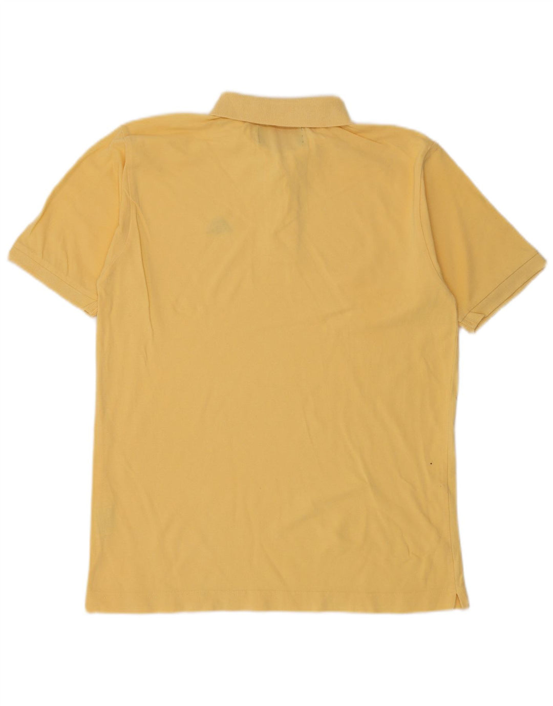 Kappa Mens Polo Shirt Medium Yellow Cotton