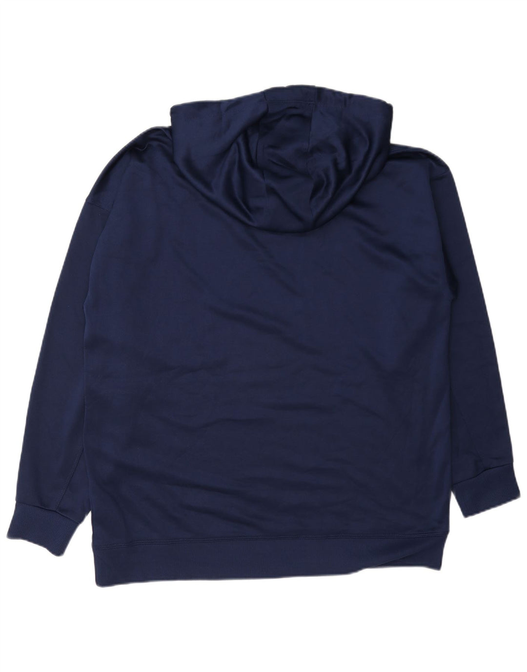 Dkny Mens Graphic Hoodie Jumper Medium Navy Blue Polyester