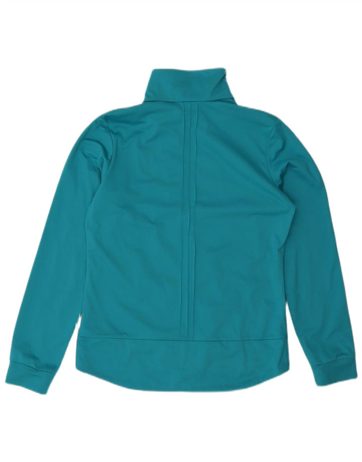 Lotto Womens Tracksuit Top Jacket UK 14 Medium Turquoise